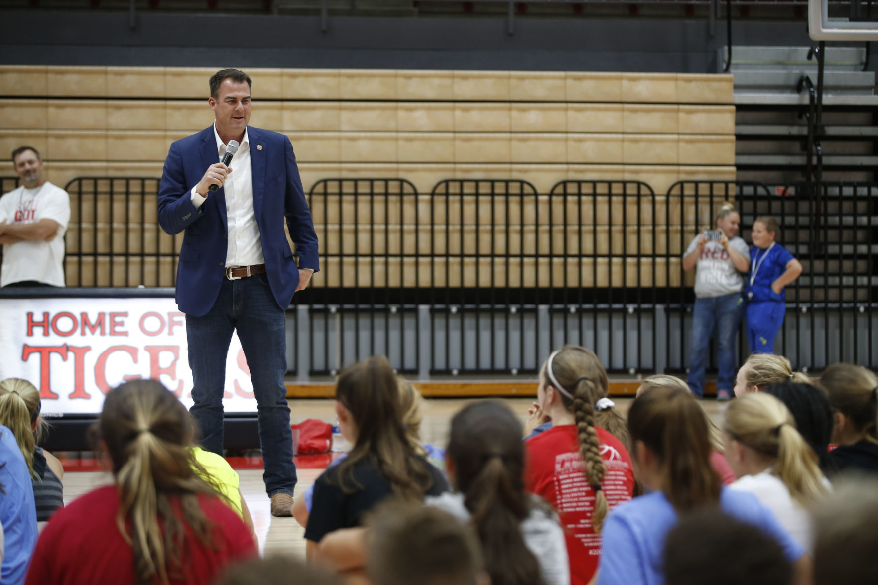 Governor's Fort Gibson Visit